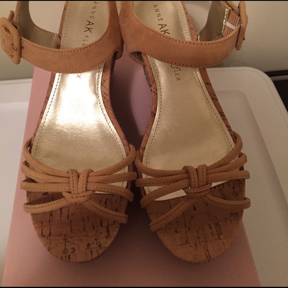 Anne Klein Colorful Patterned Wedge Sandals "Fionn" size 8.5 NWOT - Picture 7 of 12